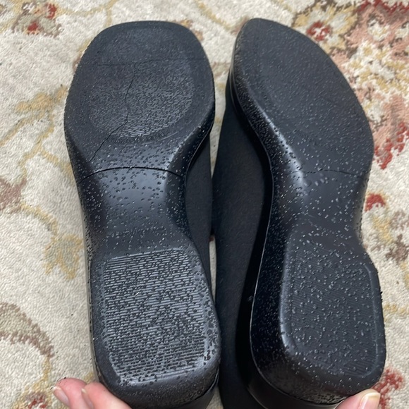 Stuart Weitzman Blaze black stretch clog - Picture 6 of 9